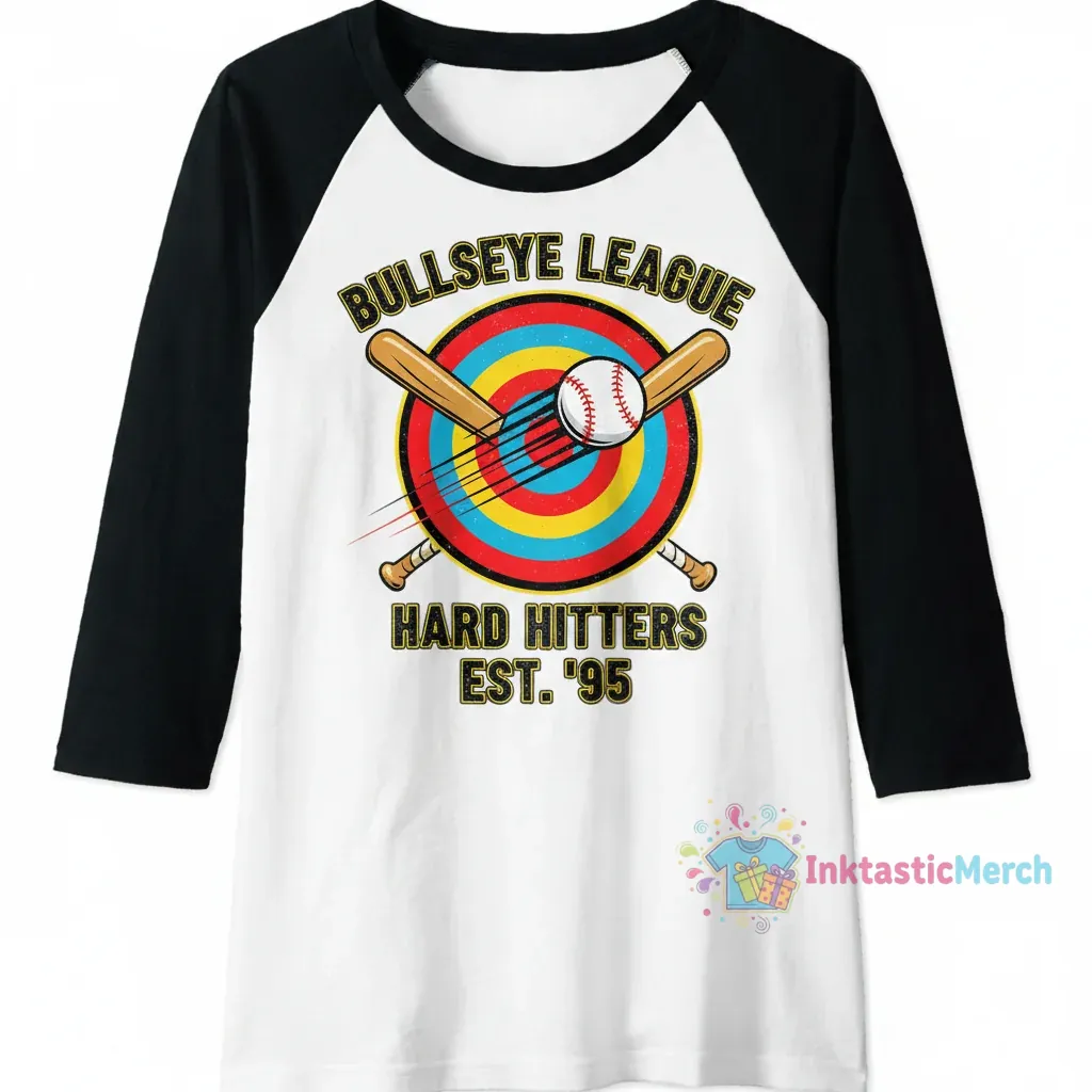 TARGET Baseball Tee - Men's S White/Black 1 TARGET Baseball Tee - Men's S White/Black