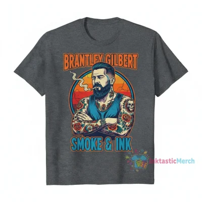 Brantley Gilbert Smoking Tattoo Tee