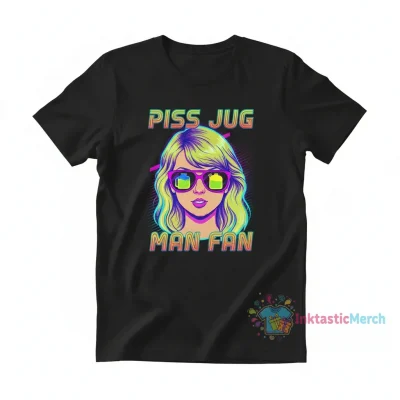 Taylor Wearing Piss Jug Man T-Shirt | Novelty Graphic Tee