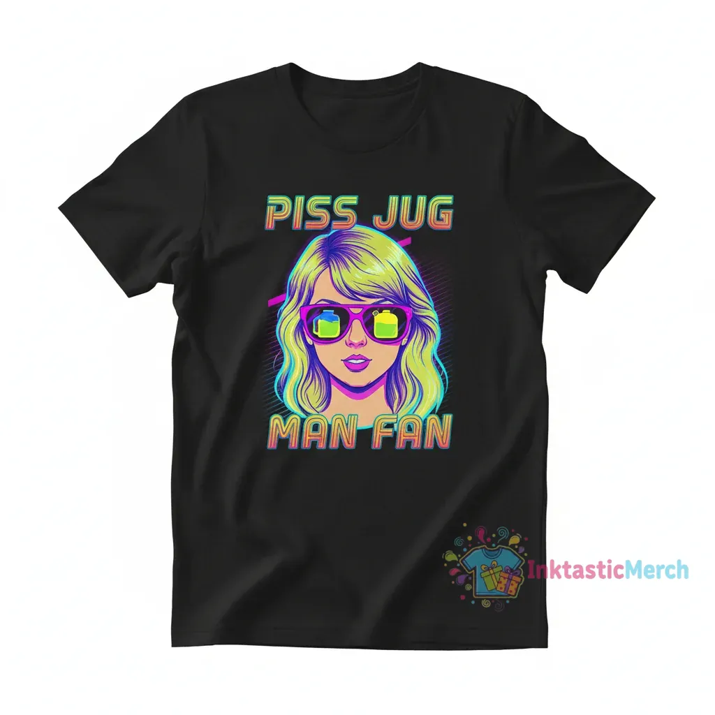 Taylor Wearing Piss Jug Man T-Shirt | Novelty Graphic Tee 1 Taylor Wearing Piss Jug Man T-Shirt | Novelty Graphic Tee