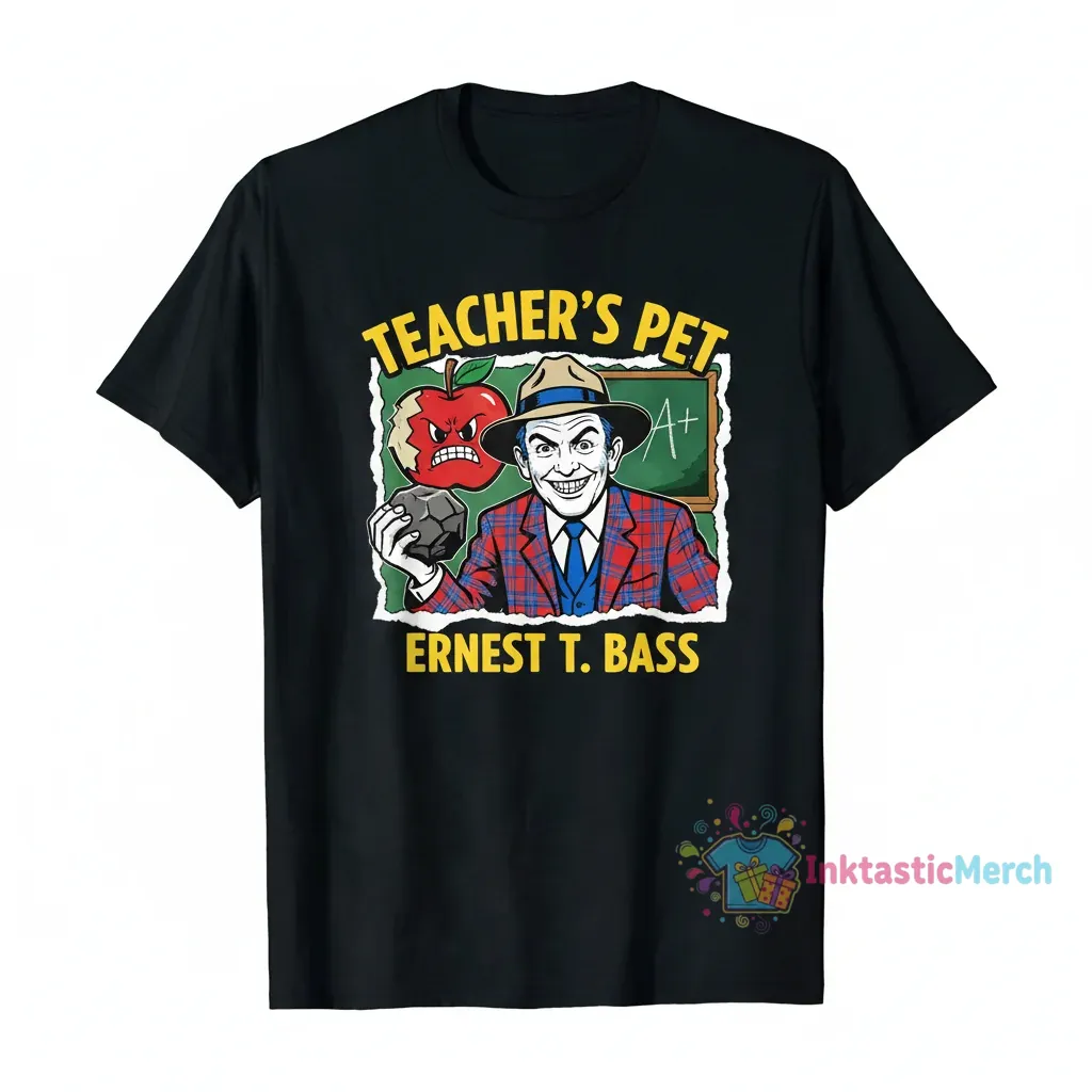 Men's Blank Classic T-Shirt - Ernest T Bass Style (No Design) - Black, Size S 1 Men's Blank Classic T-Shirt - Ernest T Bass Style (No Design) - Black, Size S