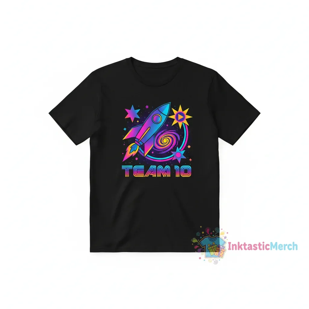 Team 10 Galaxy Logo Tee - Black (Men's Classic Fit) 1 Team 10 Galaxy Logo Tee - Black (Men's Classic Fit)