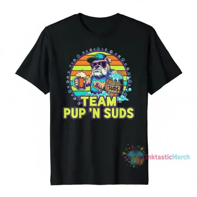 Team-Pup-'N-Suds T-Shirts Men's Heavyweight T-shirt