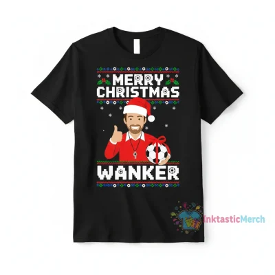 Ted Lasso Merry Christmas Wanker Soccer Ugly Sweater