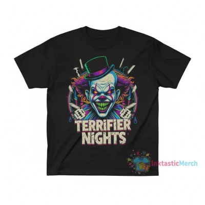 Terrifier 2 Art The Clown Halloween Tee