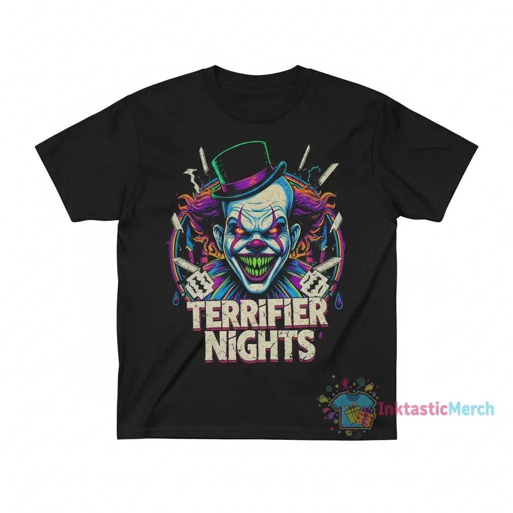 Terrifier 2 Art The Clown Halloween Tee 1 Terrifier 2 Art The Clown Halloween Tee