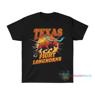 Texas Longhorns "Texas Fight" Mascot T-Shirt - Official College Apparel