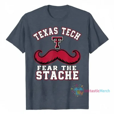Texas Tech Red Raiders "Fear the Stache" T-Shirt