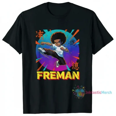 The Boondocks Huey Men's Heavyweight T-Shirt - Black, Size S