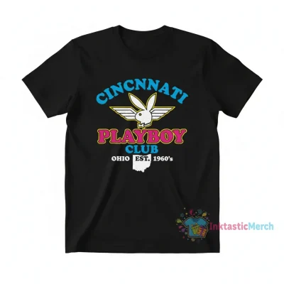 Cincinnati Playboy Club Ohio T-Shirt - Vintage Retro Apparel