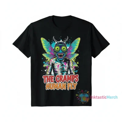 The Cramps Human Fly T-Shirt - Vintage Band Tee