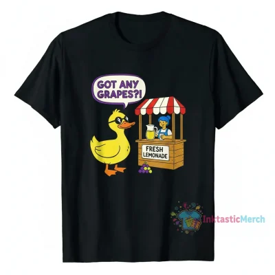 The duck song got any grapes funny meme sweat T-Shirts Men's Heavyweight T-shirt