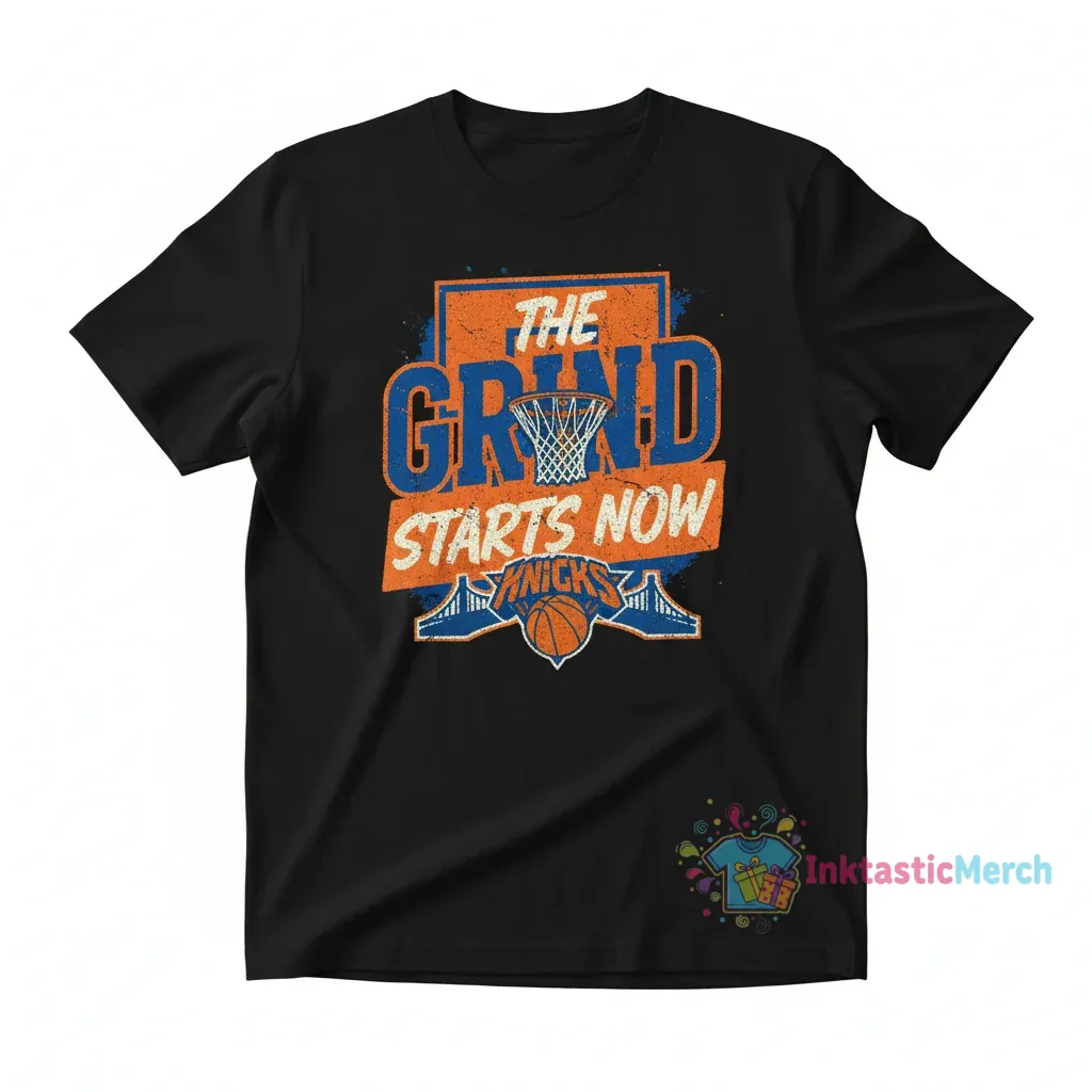 The Grind Starts Now New York Knicks Ornament - Sports Fan Decor 1 The Grind Starts Now New York Knicks Ornament - Sports Fan Decor