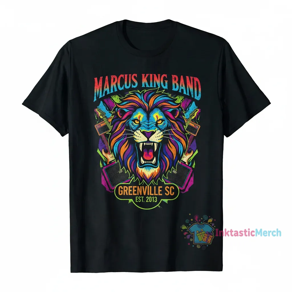Marcus King Band Heavyweight Tee | Black 1 Marcus King Band Heavyweight Tee | Black