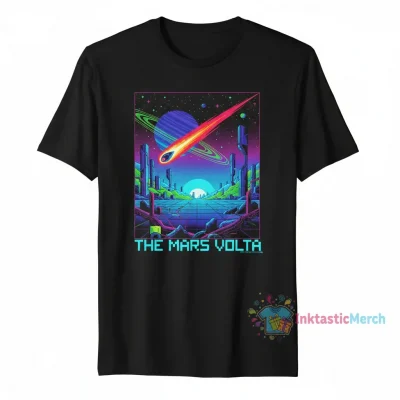 The Mars Volta Men's Heavyweight T-Shirt - Black, Size S