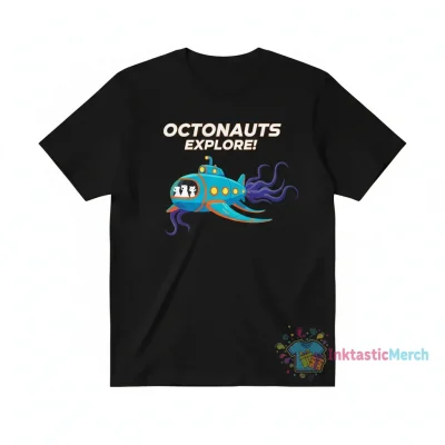 The Octonauts Men's Heavyweight T-Shirt - Black, Size S