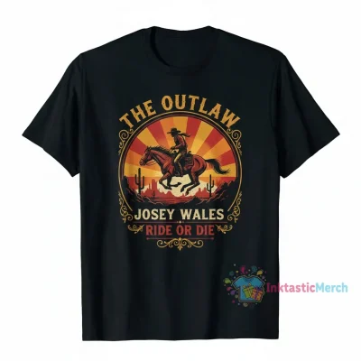 The Outlaw Josey Wales Vintage Tee - Black