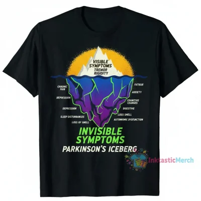 The Parkinson's Iceberg - Parkinsons Disease - T-Shirt Men's Heavyweight T-shirt