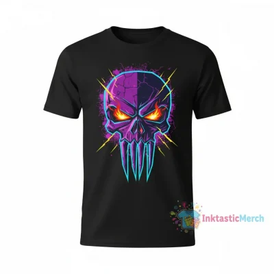 The-Punisher-Skull T-Shirts Men's Heavyweight T-shirt