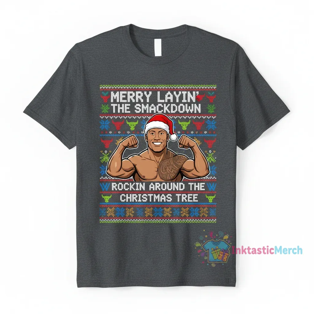 The Rock Ugly Christmas Sweater 1 The Rock Ugly Christmas Sweater