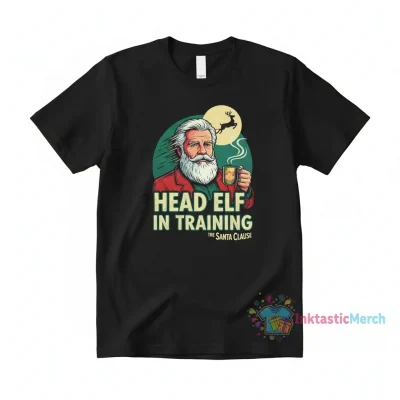 The Santa Clause Movie Vintage T-Shirt | Tim Allen Christmas Classic Men's Black