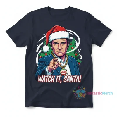 The Sopranos Paulie 'Watch It Santa' Ornament - A Must-Have Christmas Decor