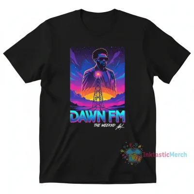 The Weeknd Dawn FM Signature T-Shirt