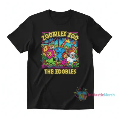 The Zoobles Zoobilee Zoo Men's Heavyweight T-Shirt - Black, Size S