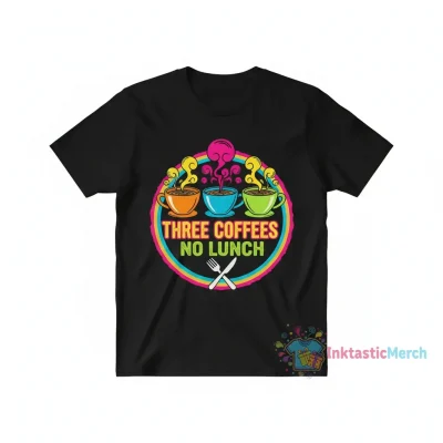 Three Coffees, No Lunch Tee