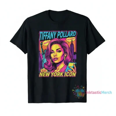 Tiffany Pollard "New York" Heavyweight Men's T-Shirt - Black, Size S