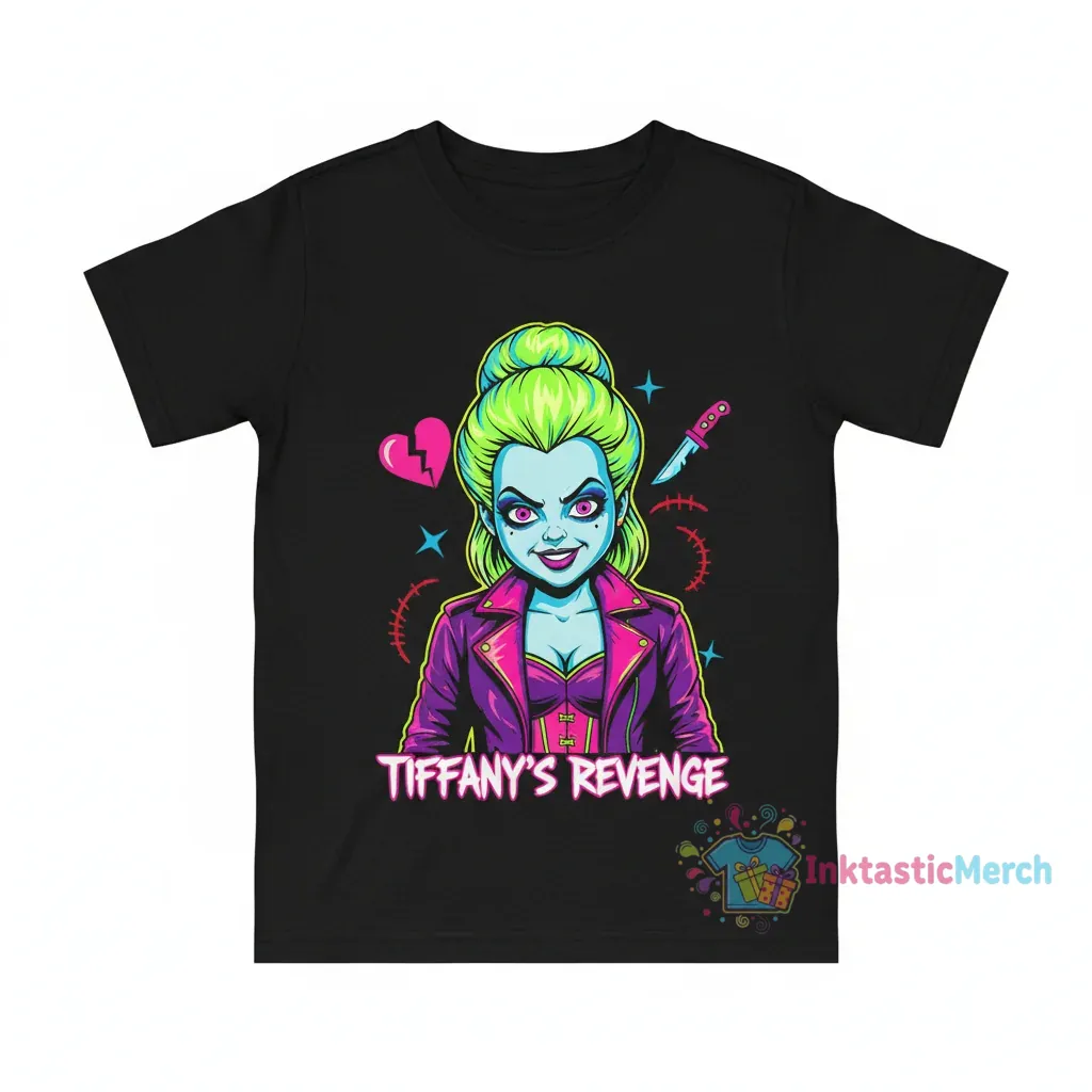 Tiffany Valentine Chucky 3D T-Shirts: Wear Your Fandom 1 Tiffany Valentine Chucky 3D T-Shirts: Wear Your Fandom