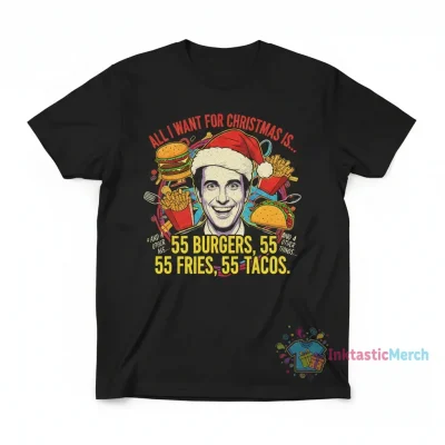 Tim Robinson 55 Burgers Shirt: All I Want for Christmas