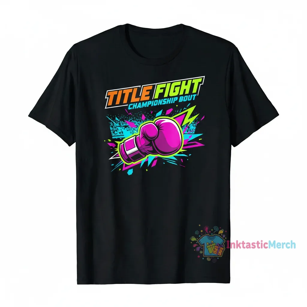 Title Fight Tee - Black | Men's Heavyweight S 1 Title Fight Tee - Black | Men's Heavyweight S