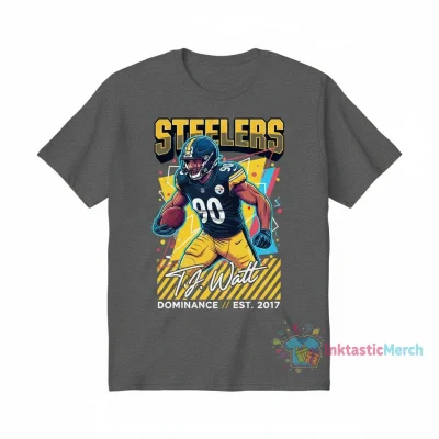 T.J. Watt Pittsburgh Steelers Football Signature Style