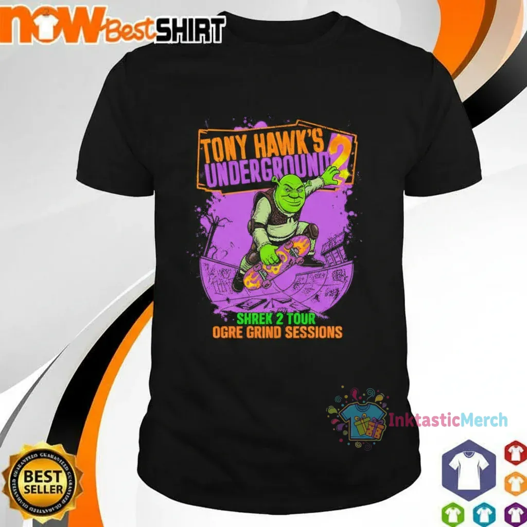 Tony Hawk’s Underground Shrek 2 Tee 1 Tony Hawk’s Underground Shrek 2 Tee