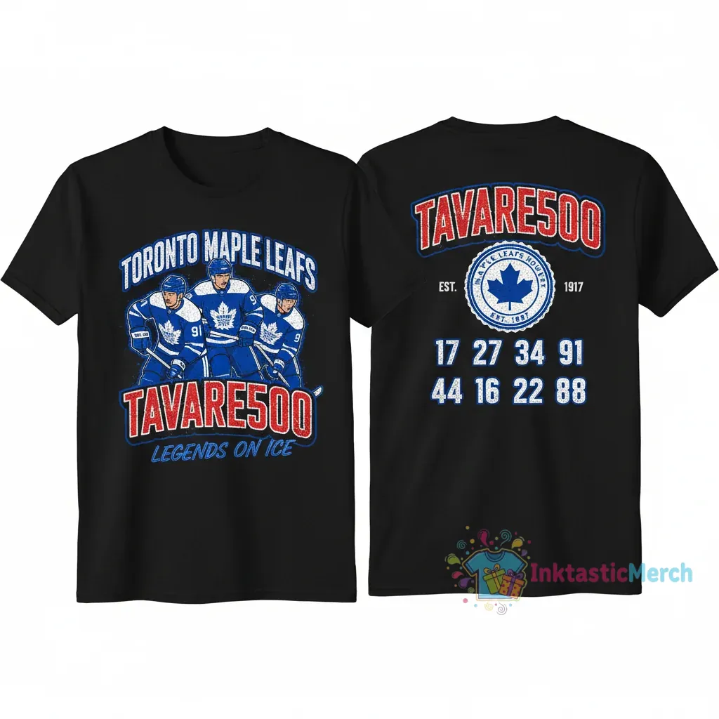 Toronto Maple Leafs Signature Fan Shirt - Tavare500 Design 1 Toronto Maple Leafs Signature Fan Shirt - Tavare500 Design