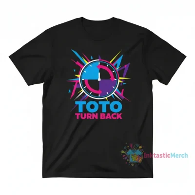 TOTO Turn Back Album Band Merch T-Shirt - Premium Heavyweight Cotton, Sport Grey