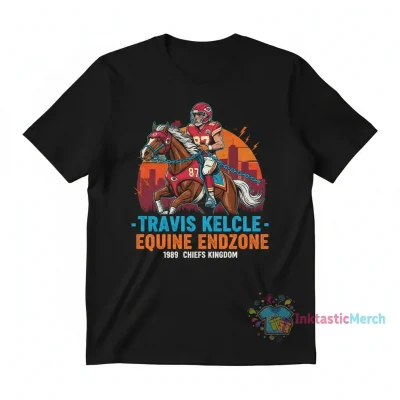 Travis Kelce Horse Match T-shirt 3D Vintage 90s #87 Unisex Sport Gift Kids's Classic 3D T-shirt M