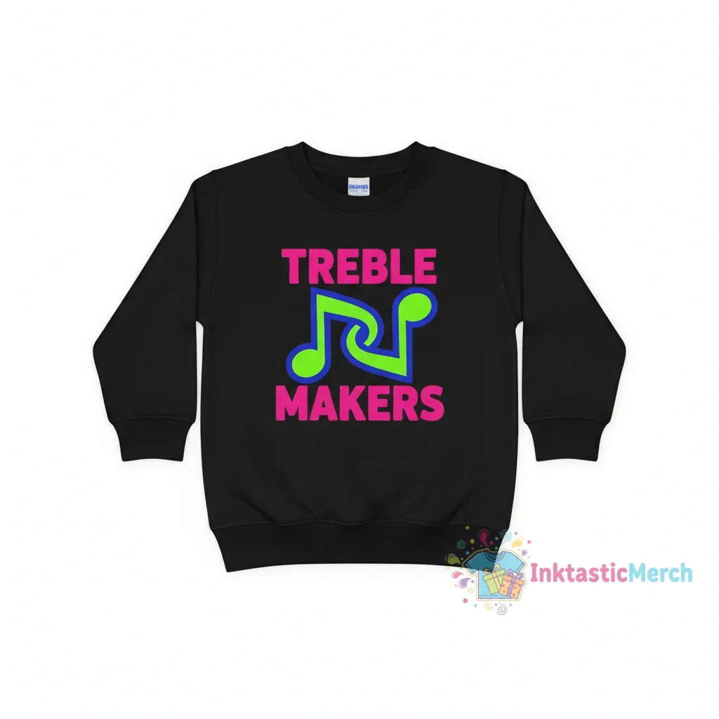Treblemakers T-Shirt Sweatshirts Kids's Crewneck Sweatshirt 4T Black 1 Treblemakers T-Shirt Sweatshirts Kids's Crewneck Sweatshirt 4T Black