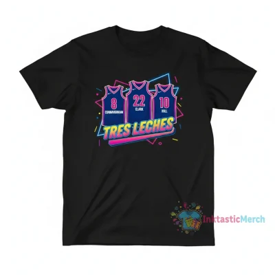 Tres Leches Indiana Fever Cunningham Clark Hull T-Shirt