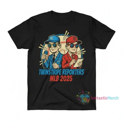 Twinstripe Reporters MLB 2025 T-Shirt