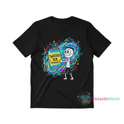 Twisted Tea Original Doodle Bob T-Shirt | Fan Apparel