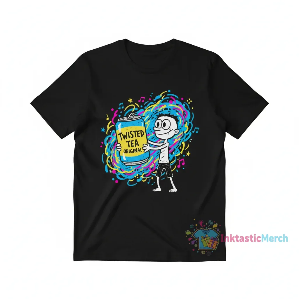 Twisted Tea Original Doodle Bob T-Shirt | Fan Apparel 1 Twisted Tea Original Doodle Bob T-Shirt | Fan Apparel