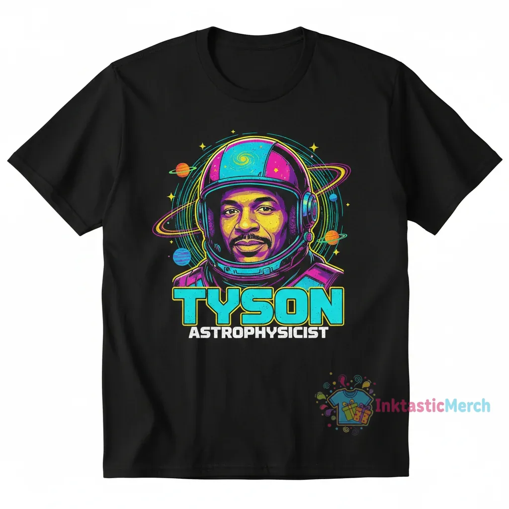 TYSON - Neil deGrasse Tyson - Graphic T-Shirt 1 TYSON - Neil deGrasse Tyson - Graphic T-Shirt