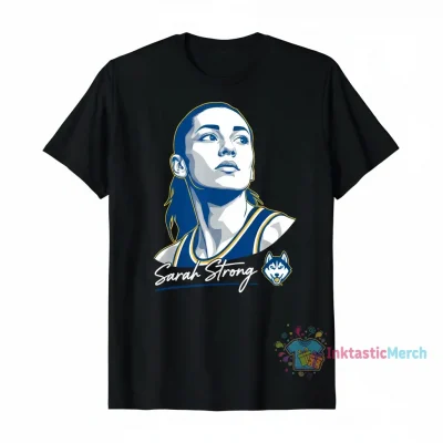 UConn Huskies Sarah Strong Signature Portrait T-Shirt - Durable & Comfortable