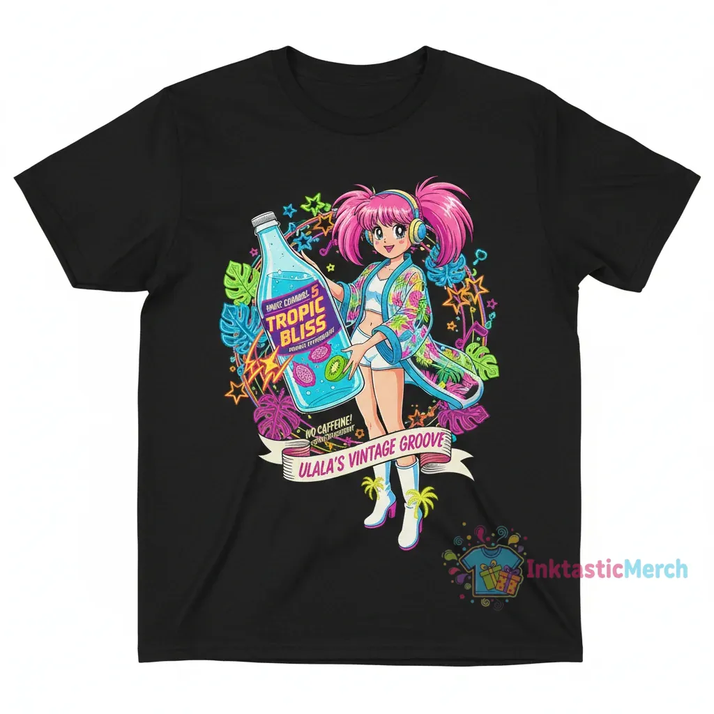 Ulala Space Channel 5 x Tropical No Caffeine Vintage Shirt 1 Ulala Space Channel 5 x Tropical No Caffeine Vintage Shirt