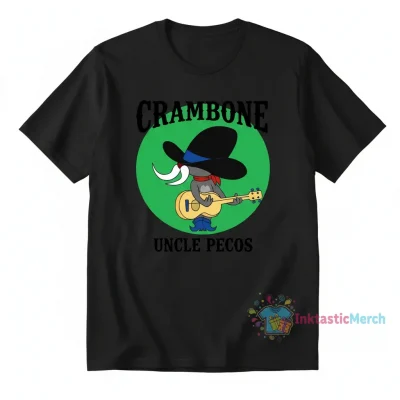 Uncle Pecos Crambone T-Shirt Sticker - 2" Round - Kelly Green