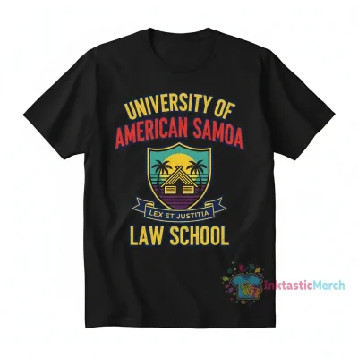 University of American Samoa Law School Men's Heavyweight T-Shirt - Black