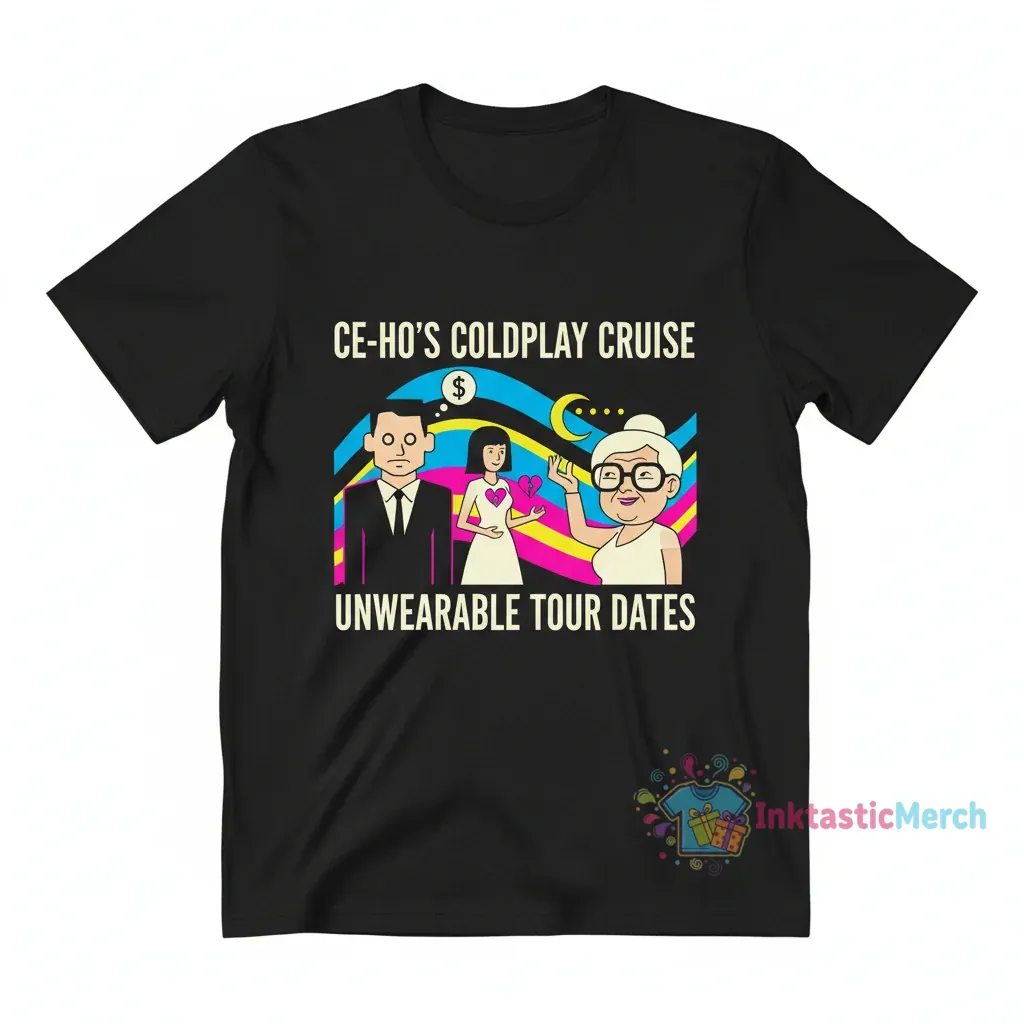 Unwearable T-Shirt: CEO Cheating Scandal Coldplay Fan Shirt 1 Unwearable T-Shirt: CEO Cheating Scandal Coldplay Fan Shirt