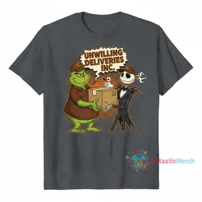 UPS Delivery X Grinch & Jack Skellington: The Unwilling Friends Tee